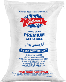 386 sella rice, pp bag